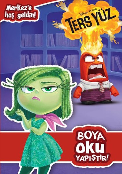 Disney - Ters Yüz - Boya Oku Yapıştır