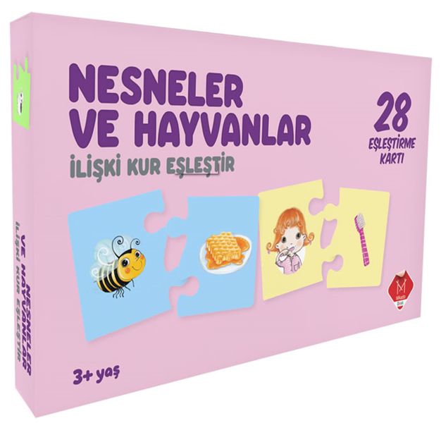 Nesneler ve Hayvanlar - İlişki Kur Eşleştir (3+ Yaş)