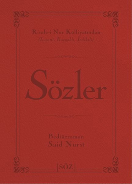 Sözler (Ciltli, Büyük Boy, 2 Renk)