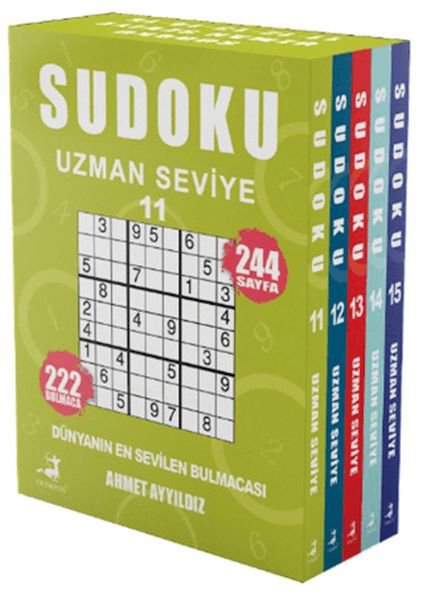 Sudoku Uzman Seviye 5 Kitap Set