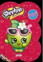 Shopkins Cicibiciler - Kırmızı Çıkartmalı Boyama