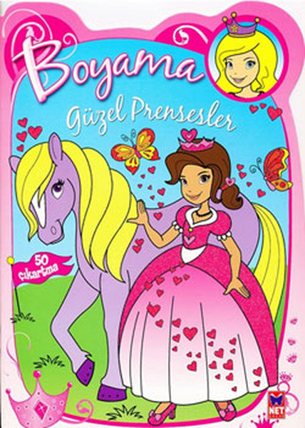 Güzel Prensesler - Pembe Boyama Kitabım