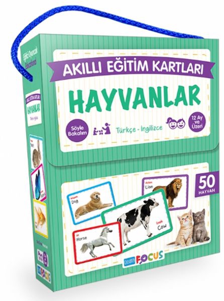 Blue Focus Akıllı Eğitim Kartları - Hayvanlar