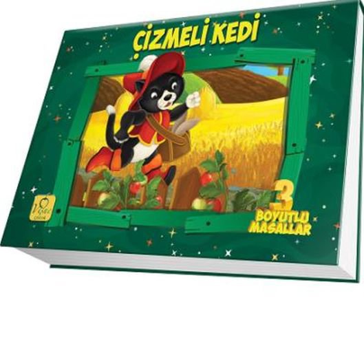 Üç Boyutlu Masallar Çizmeli Kedi (Ciltli)