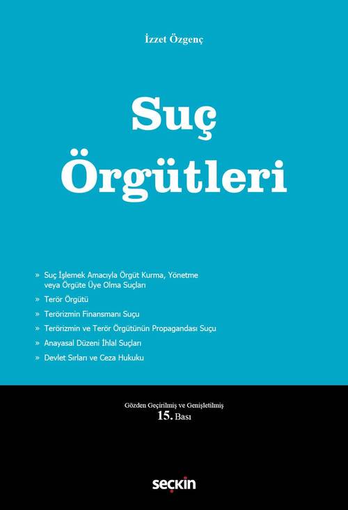 Suç Örgütleri 15. BASKI