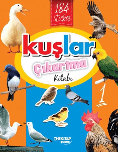 Kuşlar Çıkartma Kitabı - 1
