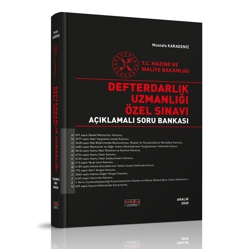 Defterdarlık Uzmanlığı Özel Sınavı Açıklamalı Soru Bankası Savaş Yayınları 2020