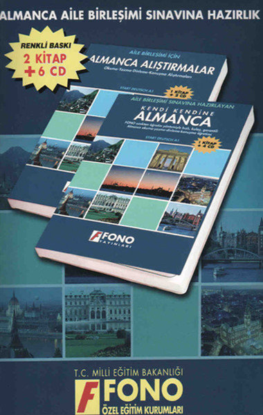 Almanca Aile Birleşimi Sınavına Hazırlık (2 Kitap+6 CD) Kutu İçinde Set