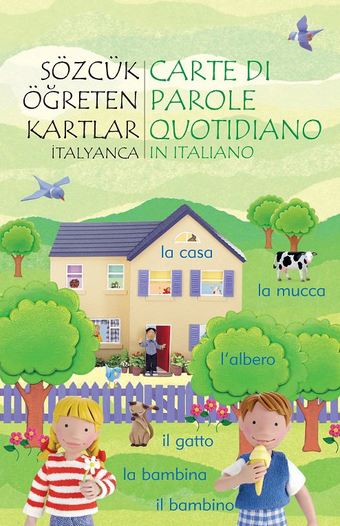Sözcük Öğreten Kartlar - İtalyanca