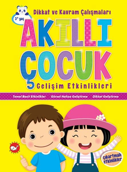 Akıllı Çocuk Gelişim Etkinlikleri Dikkat ve Kavram Çalışmaları - Çıkartmalı Etkinlikler
