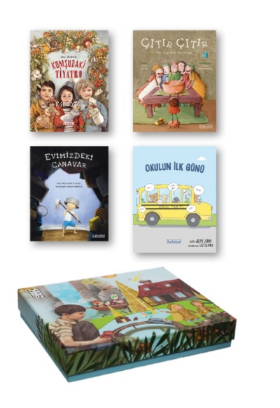 Ketebe Çocuk Kutulu Set 1 (4 Kitap Takım)