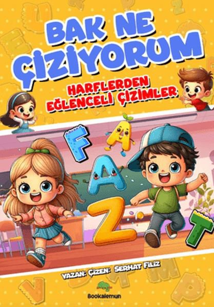 Bak Ne Çiziyorum - Harflerden Eğlenceli Çizimler