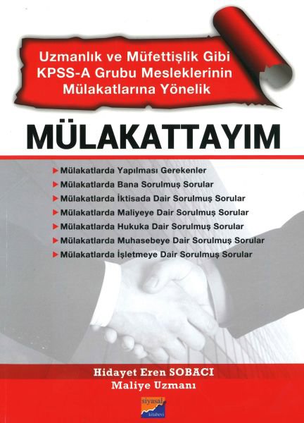 Uzmanlık ve Müfettişlik Gibi KPSS-A Grubu Mesleklerinin Mülakatlarına Yönelik
