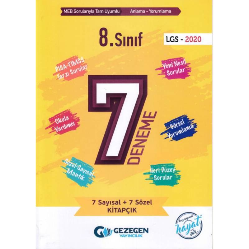 Gezegen 8. Sınıf 7 Deneme (Yeni)