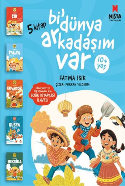 Bi' Dünya Arkadaşım Var (5 Kitap + Soru Kitapçığı)