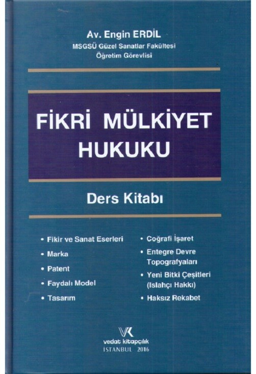 Fikri Mülkiyet Hukuku Ders Kitabı