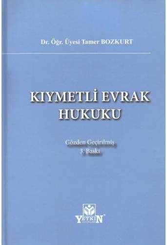 Kıymetli Evrak Hukuku