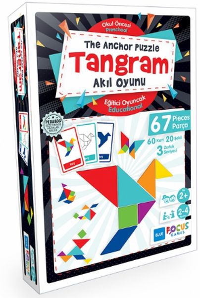 Blue Focus Tangram, Akıl Oyunu - The Anchor Puzzle