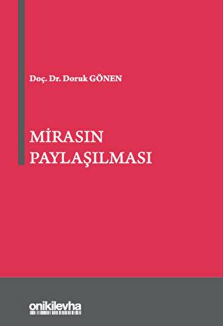 Mirasın Paylaşılması- 1. BASKI