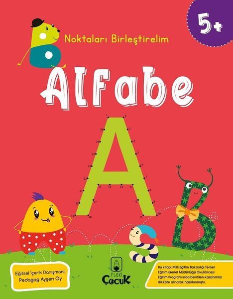 Noktaları Birleştirelim - Alfabe +5 Yaş