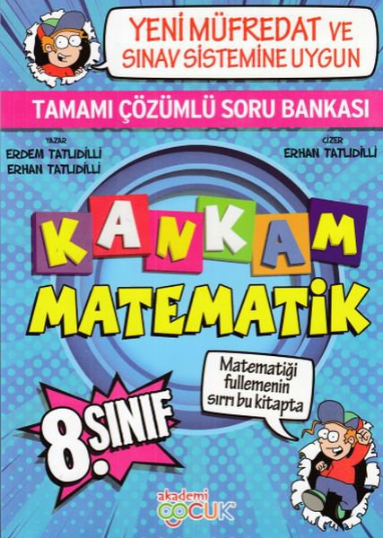 Akademi Çocuk 8. Sınıf  Kankam Matematik Tamamı Çözümlü Soru Bankası