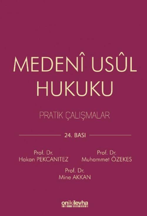 Medeni Usul Hukuku Pratik Çalışmalar- 24. BASKI