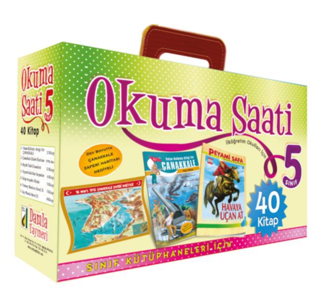 Okuma Saati Seti 5. Sınıf  (40 Kitap)
