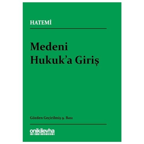 Medeni Hukuk'a Giriş