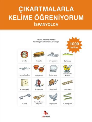 Çıkartmalarla Kelime Öğreniyorum - İspanyolca 1000 Kelime