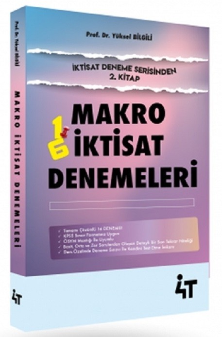 Makro İktisat Denemeleri / İktisat Denemesi Serisi 2. Kitap