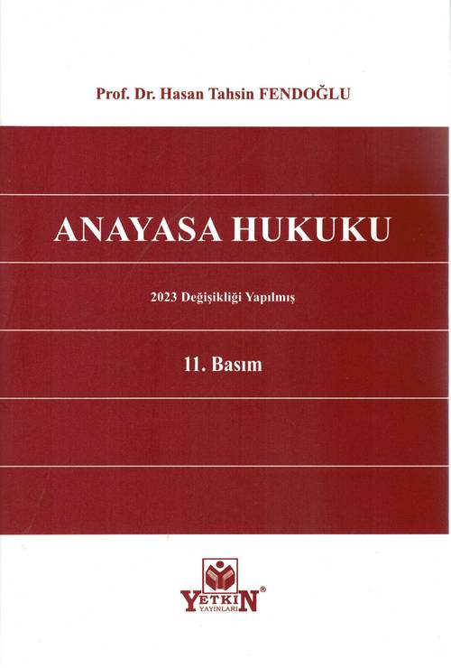 Anayasa Hukuku- 11. BASKI