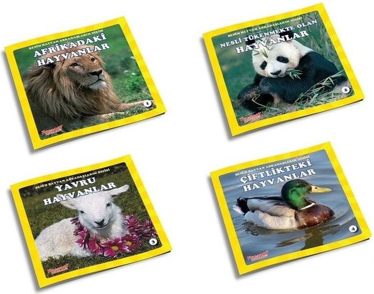 Benim Hayvan Arkadaşlarım Dizisi - 4 Kitap