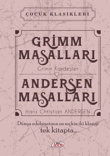 Grimm Masalları - Andersen Masalları (Ciltli)