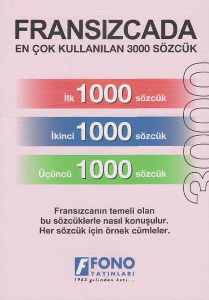 Fransızcada En Çok Kullanılan 3000 Sözcük