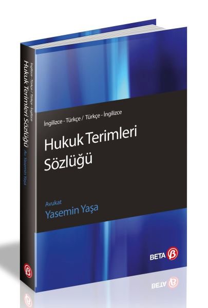 Hukuk Terimleri Sözlüğü (İngilizce-Türkçe / Türkçe-İngilizce)