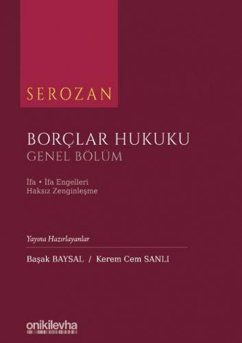 Borçlar Hukuku Genel Bölüm