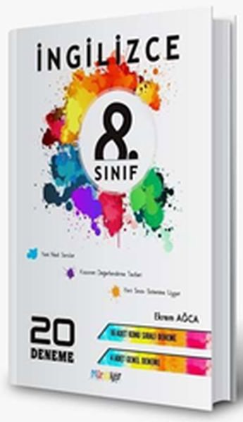 Mürekkep 8. Sınıf İngilizce 20 Deneme (Yeni)