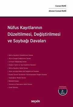 Nüfus Kayıtlarının Düzeltilmesi, Değiştirilmesi ve Soybağı Davaları