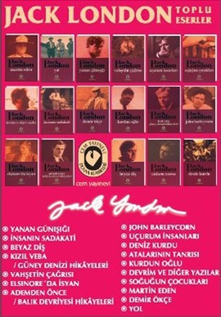 Jack London Toplu Eserler 17 Kitap Takım