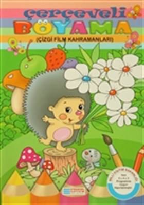 Çerçeveli Boyama Çizgi Film Kahramanları