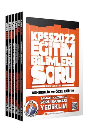 2022 KPSS Eğitim Bilimleri Tamamı Çözümlü Soru Bankası Modüler Set