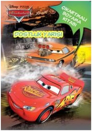 Disney Pixar - Arabalar Dostluk Yarışı - Çıkartmalı Boyama Kitabı