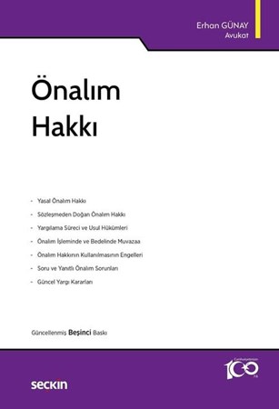 Önalım Hakkı - 5. Baskı