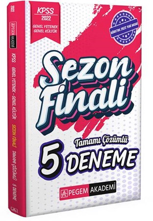 2022 KPSS Genel Kültür Genel Yetenek Sezon Finali Tamamı Çözümlü 5 Deneme