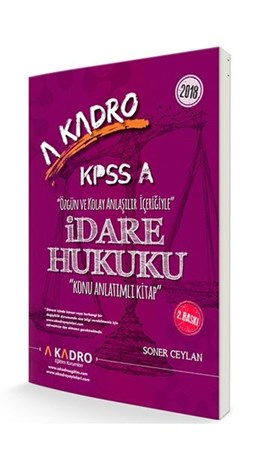 A Kadro 2020 Kpss A Grubu İdare Hukuku Konu Anlatımlı Yeni