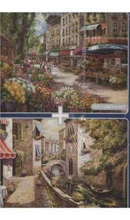 Paris Flower Market Ponte Di Venezia 2X1000 Parça Puzzle 40132