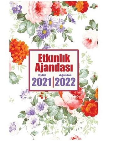 2021 Eylül-2022 Ağustos Etkinlik Ajandası - Beyaz Düş