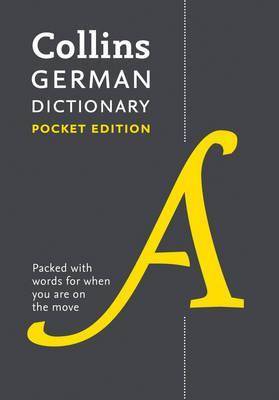 Collins German Dictionary Pocket Edition 40,000 Words And Phrases In A Portable Format
