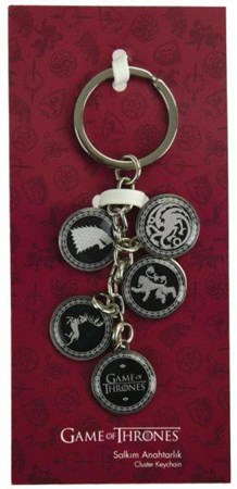 Game Of Thrones Salkım Anahtarlık Siyah