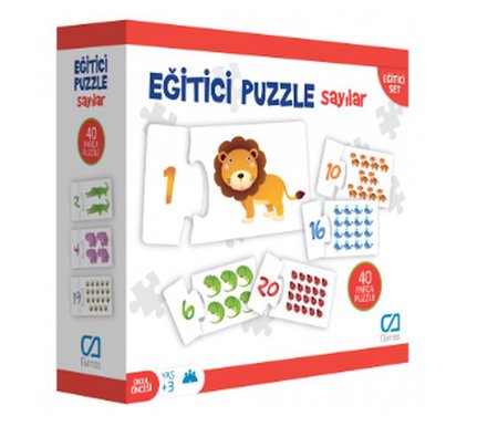 Eğitici Puzzle - Sayılar
